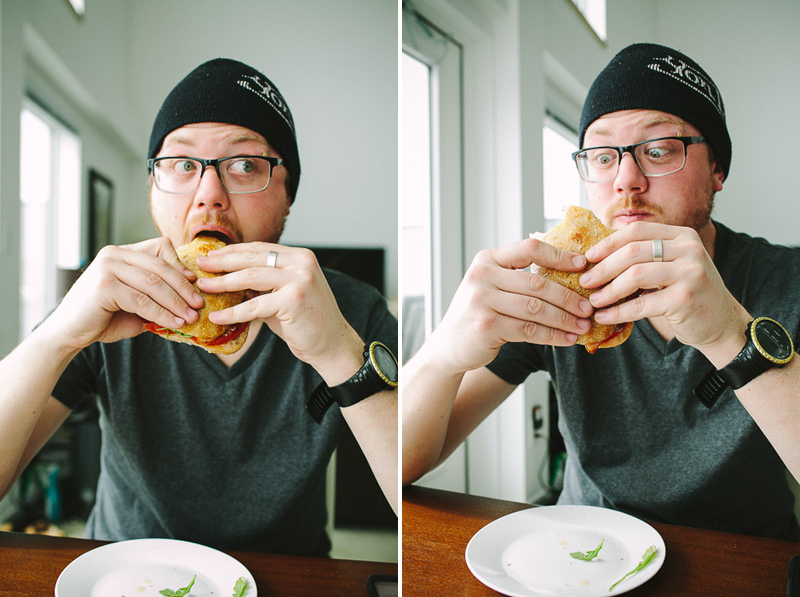 How dinner lead to Ciabatta + Bacon. Kampphotography Personal 